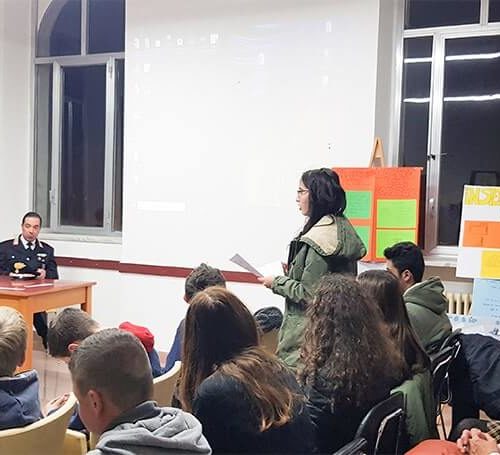 Convegno Legal-mente a Pescolanciano – spazio dedicato alle domande dei ragazzi
