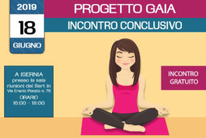 Incontro conclusivo del percorso formativo del Progetto Gaia – incontro gratuito -18 giugno 2019 a Isernia – organizzato dall'associazione Pianeta Giovani