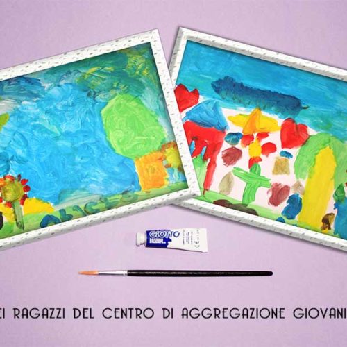 Laboratorio di pittura – Centro di aggregazione Giovanile Totila