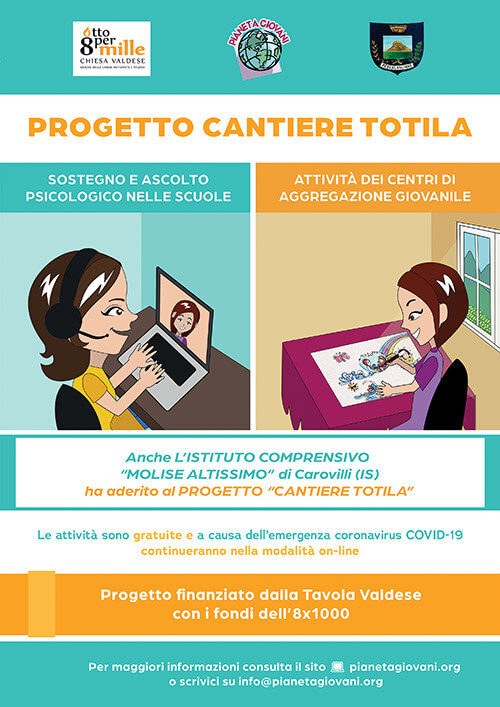 Locandina Progetto Cantiere Totila I. C. Molise Altissimo di Carovilli