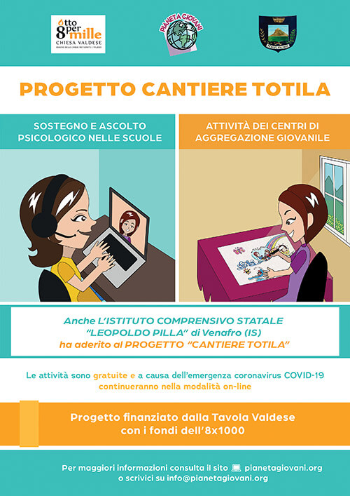 Locandina Progetto Cantiere Totila I. C. S. Leopoldo Pilla di Venafro