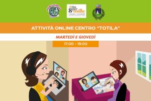 Attivita online centro di aggregazione giovanile (C.A.G.) Totila di Pescolanciano (IS) - Associazione Pianeta Giovani