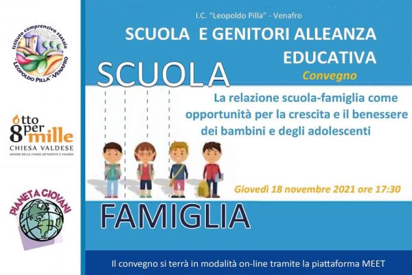 Convegno – Relazione Scuola-Famiglia come opportunità per la crescita e il benessere di bambini e adolescenti